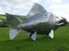 Big Fish - stainless steel 3.725 metres long