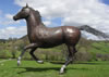 War Horse Returns - life size, made of Corten weathering steel